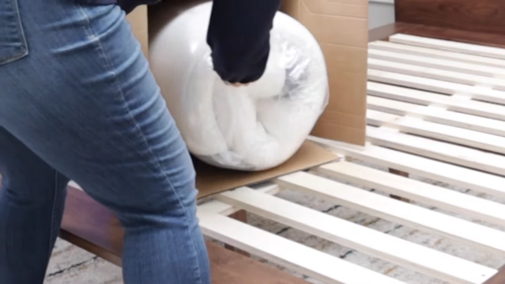 mattresses ship in a box